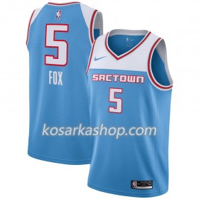 Dres Sacramento Kings De'Aaron Fox 5 Nike 2018-19 City Edition Plava Swingman